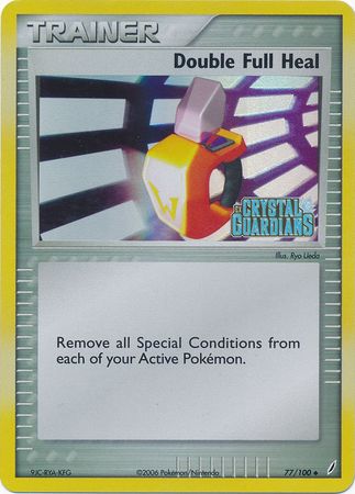 Double Full Heal/100 - Crystal Guardians Reverse Holofoil