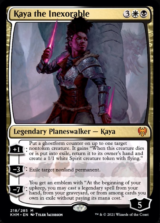 Kaya the Inexorable (KHM-218) - Kaldheim