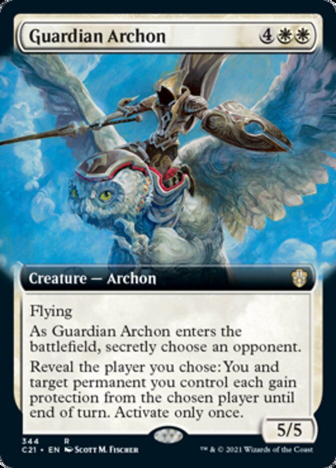 Guardian Archon (Extended Art) (C21-344) - Commander 2021: (Extended Art)