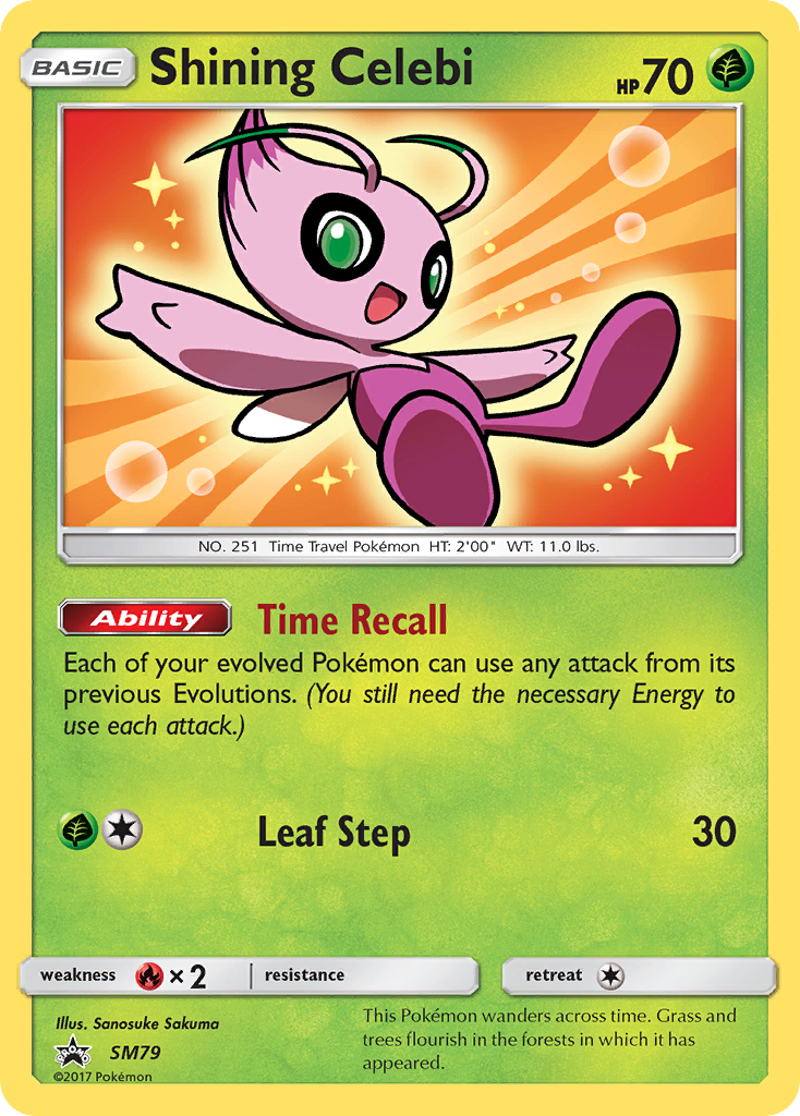 Shining Celebi - SM79 SM79/248 - SM Promos Holofoil