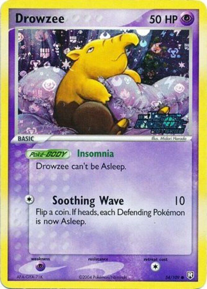 Drowzee 54/109 - Team Rocket Returns Reverse Holofoil