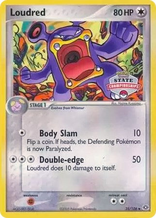 Loudred 35/106 (State Championships) - League & Championship Cards