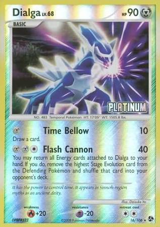 Dialga - 16/106 [Platinum] - Burger King Promos Reverse Holofoil