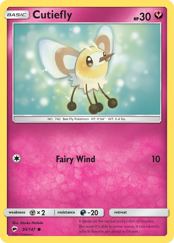 Cutiefly 95/147 - SM  Burning Shadows