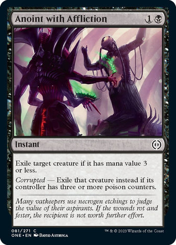 Anoint with Affliction (ONE-081) - Phyrexia: All Will Be One