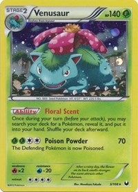 Venusaur - 3/108 (Cosmos Holo) - Blister Exclusives Holofoil