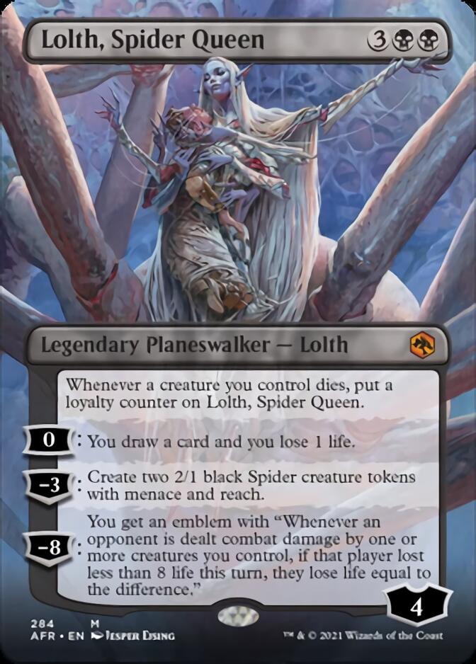 Lolth, Spider Queen (Borderless) (AFR-284) - Adventures in the Forgotten Realms (Borderless)