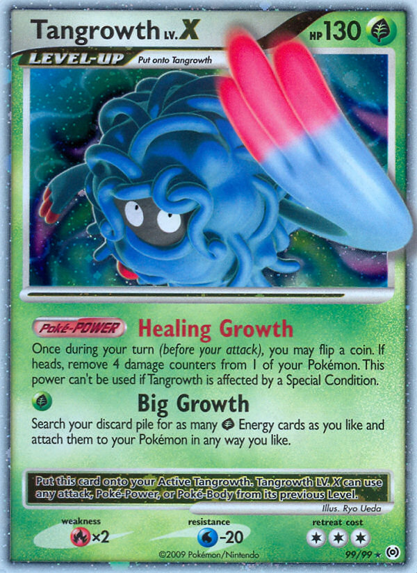 Tangrowth Lv.X 99/99 - Arceus Holofoil