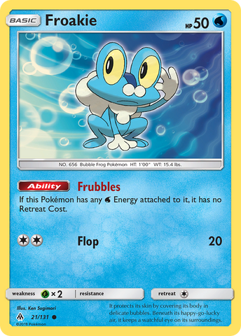 Froakie (21) 21/131 - SM  Forbidden Light