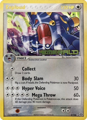 Exploud/106 - Emerald Reverse Holofoil