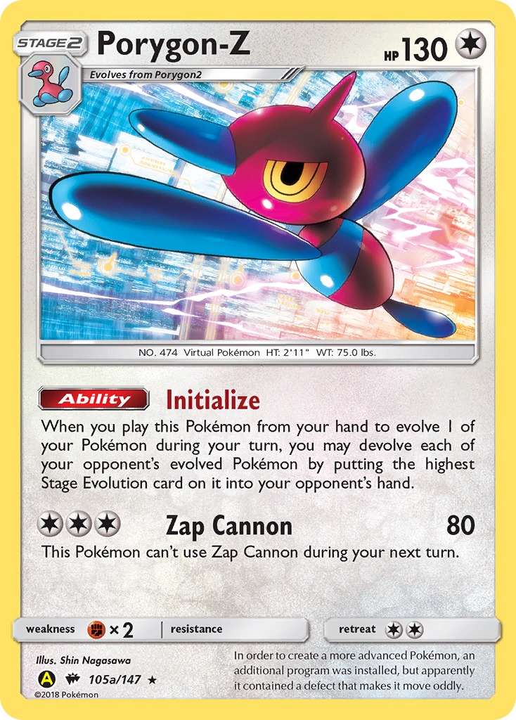 Porygon-Z - 105a/147/147 - Alternate Art Promos Holofoil
