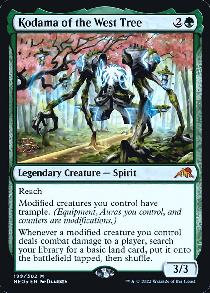 Kodama of the West Tree (PRE-199) - Kamigawa: Neon Dynasty Promos Foil