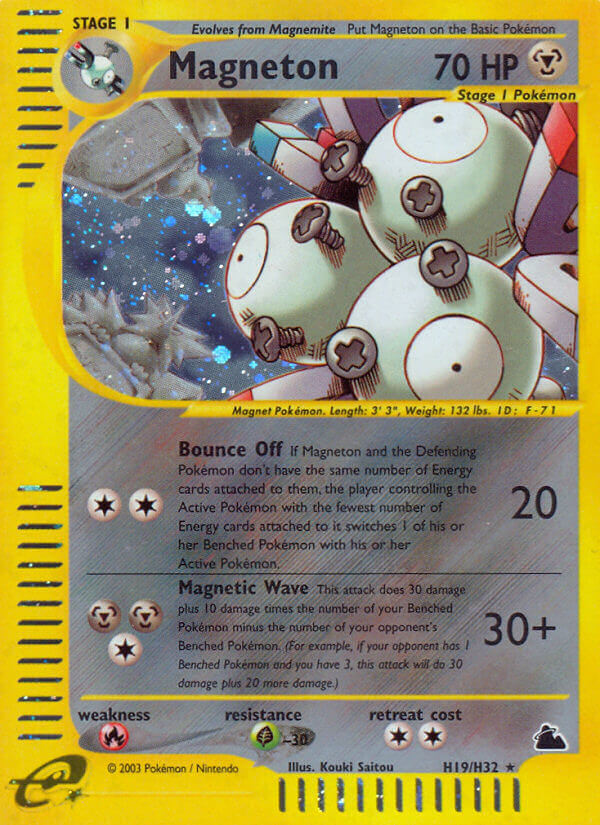 Magneton (H19) - H19/144 - Holofoil Skyridge - Holo Rare