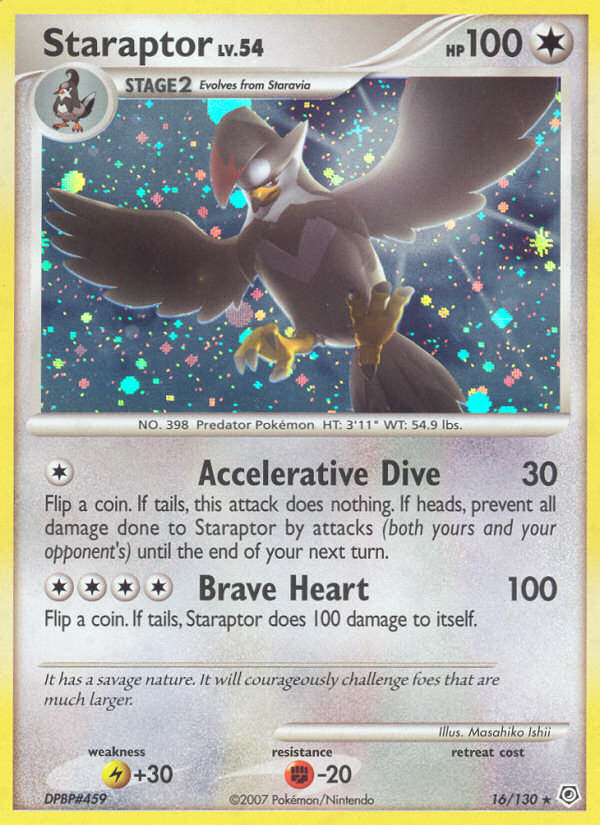 Staraptor/130 - Diamond and Pearl Holofoil