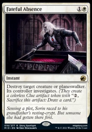 Fateful Absence (PPMID-018) - Innistrad: Midnight Hunt Promos