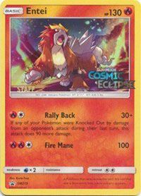 Entei - SM219 (Prerelease) [Staff] - SM Promos Holofoil