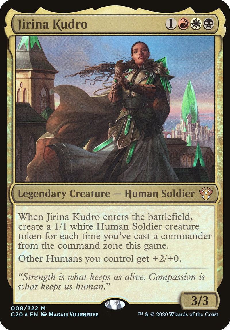 Jirina Kudro (Commander 2020) (OVER-008) - Commander 2020 Oversized Foil