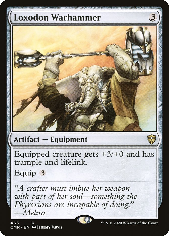 Loxodon Warhammer (CMR-465) - Commander Legends