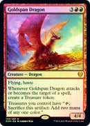 Goldspan Dragon (PRE-139) - Kaldheim Promos Foil