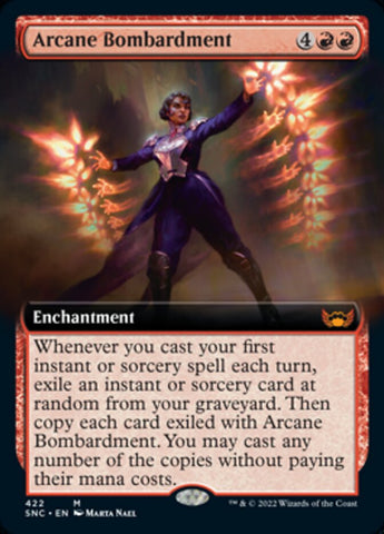 Arcane Bombardment (Extended Art) (SNC-422) - Streets of New Capenna: (Extended Art)