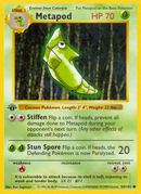Metapod - 54/102 - 1st Edition Base Set Shadowless - Common