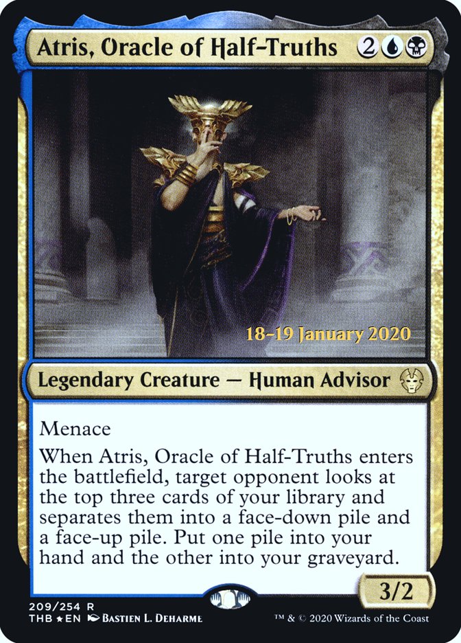 Atris, Oracle of Half-Truths (PRE-209) - Theros Beyond Death Promos Foil