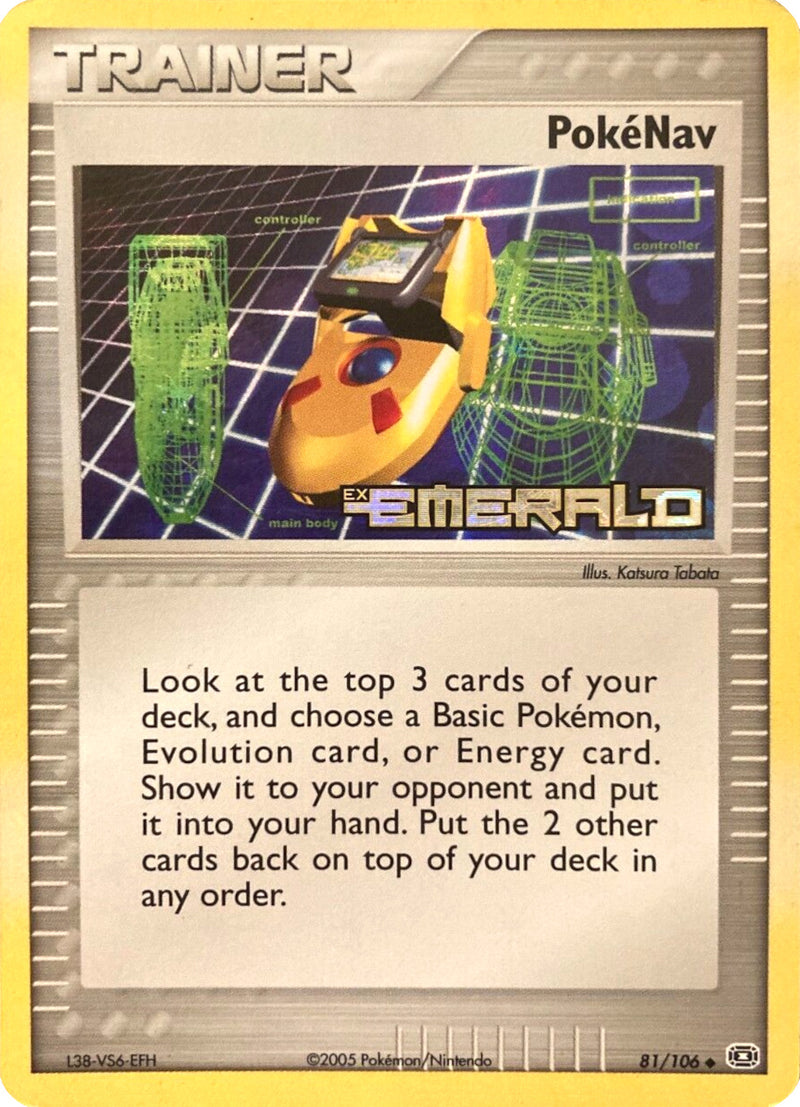 Pokenav/106 - Emerald Reverse Holofoil
