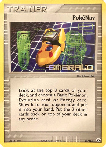Pokenav/106 - Emerald Reverse Holofoil