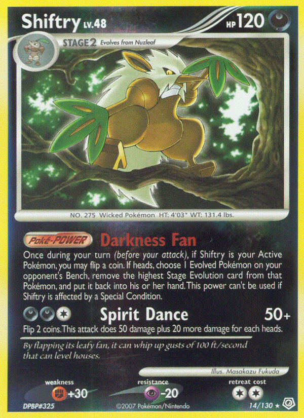 Shiftry/130 - Diamond and Pearl Holofoil