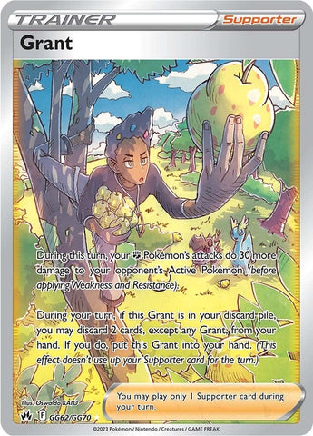 Grant GG62/70 - SWSH Crown Zenith Galarian Gallery Holofoil