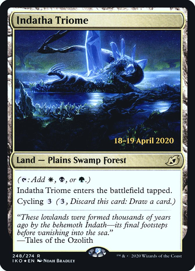 Indatha Triome (PRE-248) - Ikoria: Lair of Behemoths Promos Foil