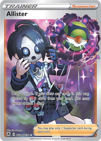 Allister TG24/30 - SWSH10 Astral Radiance Trainer Gallery Holofoil