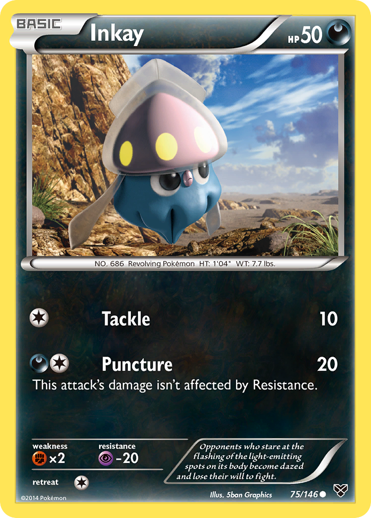 Inkay (75)/146 - XY Base Set