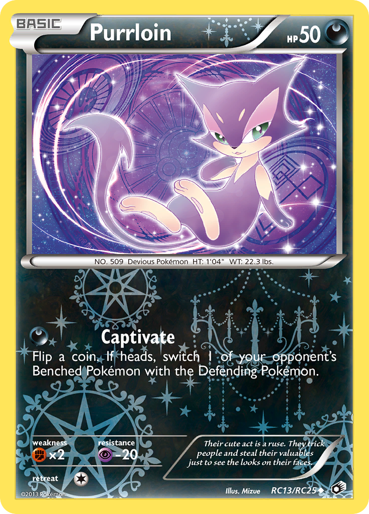 Purrloin RC13/113 - Legendary Treasures Radiant Collection Holofoil