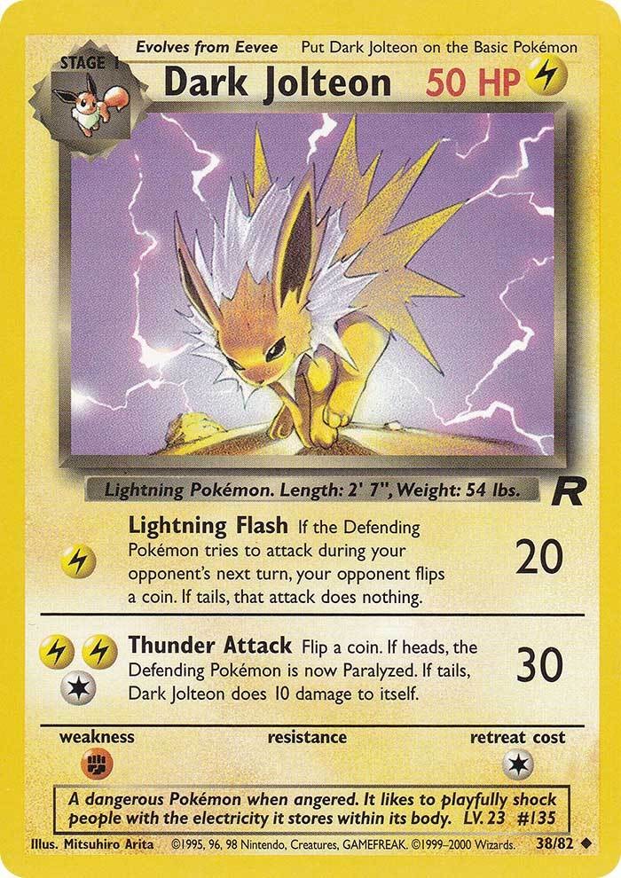 Dark Jolteon 38/82 - Team Rocket Unlimited