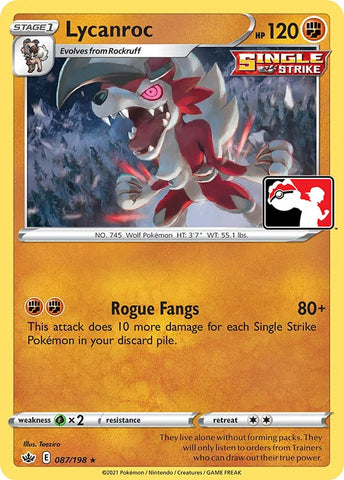 Lycanroc - Prize Pack Series Cards