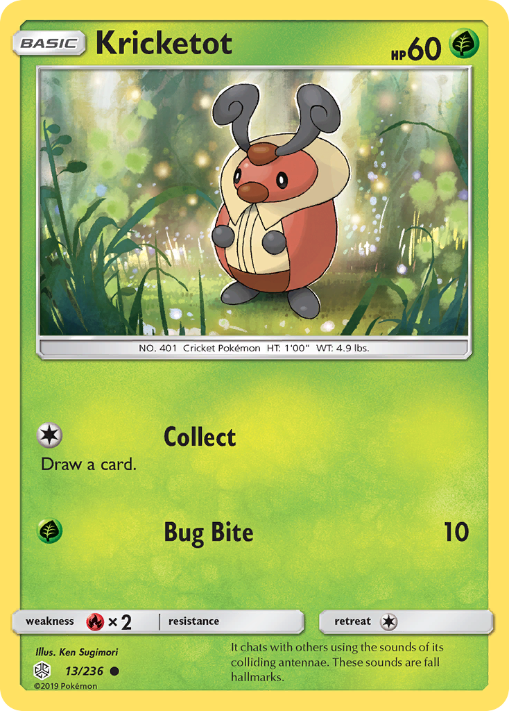 Kricketot 13/236 - SM  Cosmic Eclipse