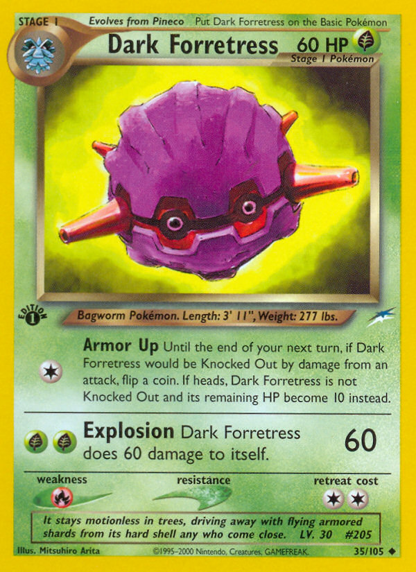 Dark Forretress/105 - Neo Destiny 1st Edition