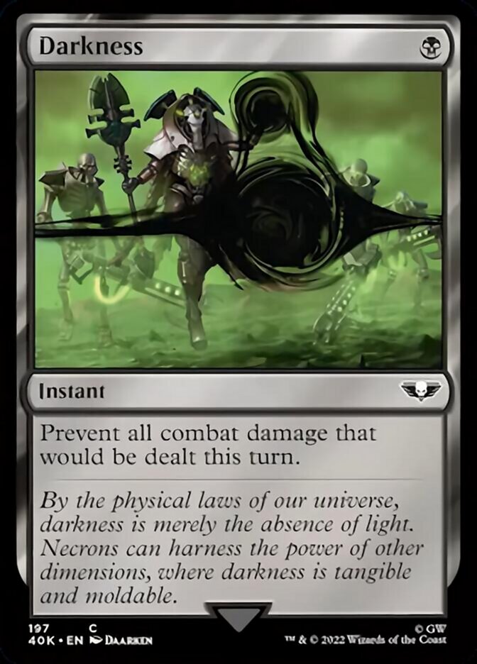 Darkness (Surge Foil) (40K-197) - Warhammer 40,000 Commander Foil