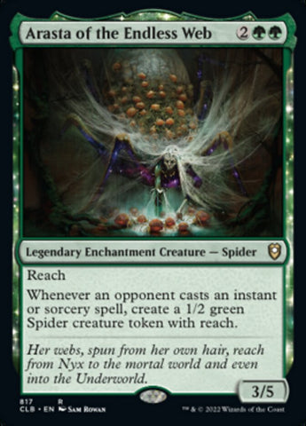 Arasta of the Endless Web (CLB-817) - Commander Legends: Battle for Baldur's Gate: (enchantment)
