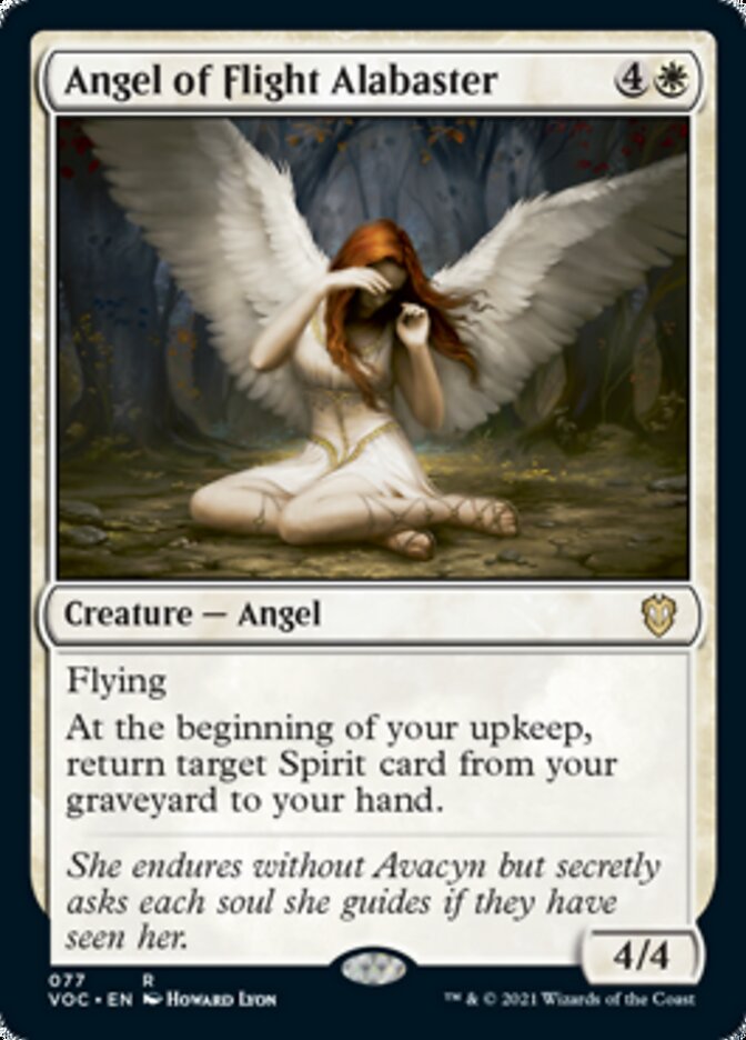 Angel of Flight Alabaster (VOC-077) - Crimson Vow Commander
