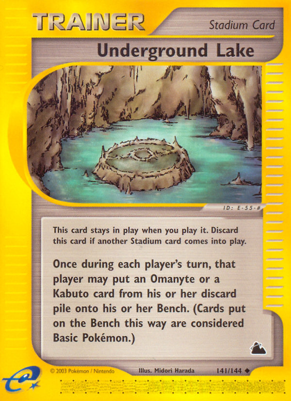 Underground Lake - 141/144 Skyridge - Uncommon