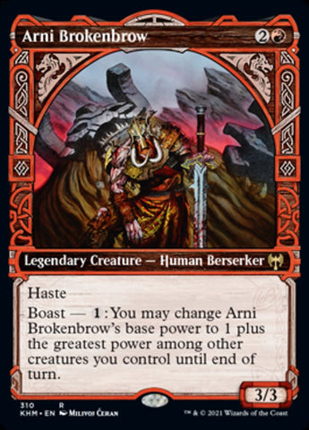 Arni Brokenbrow (Showcase) (KHM-310) - Kaldheim: (Showcase)