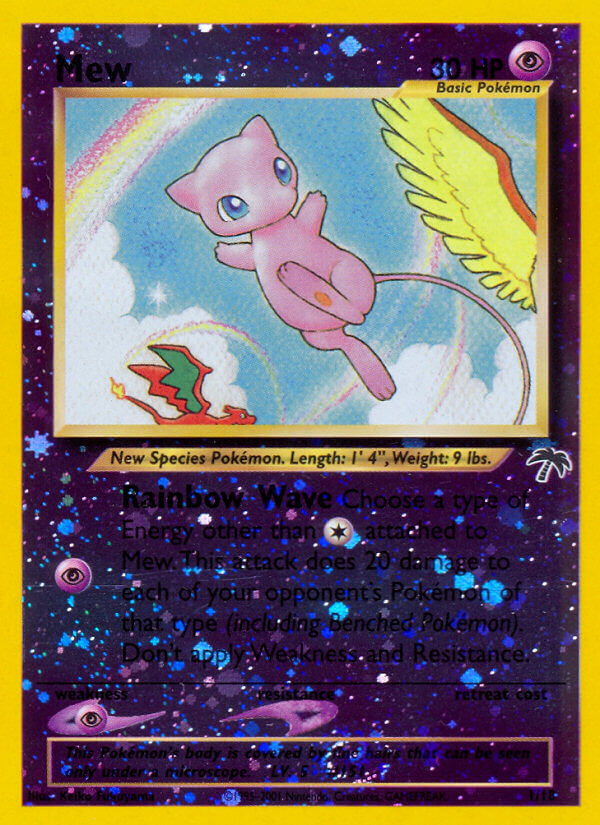Mew 1/18 - Southern Islands Reverse Holofoil