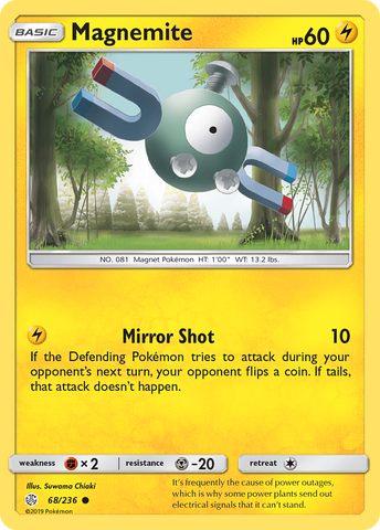 Magnemite 68/236 - SM  Cosmic Eclipse