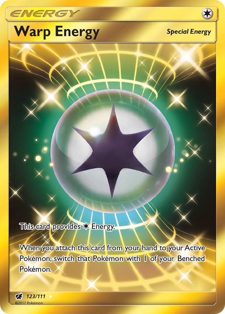 Warp Energy (Secret)/111 - SM  Crimson Invasion Holofoil