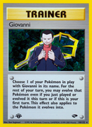 Giovanni (18)/132 - Gym Challenge 1st Edition Holofoil
