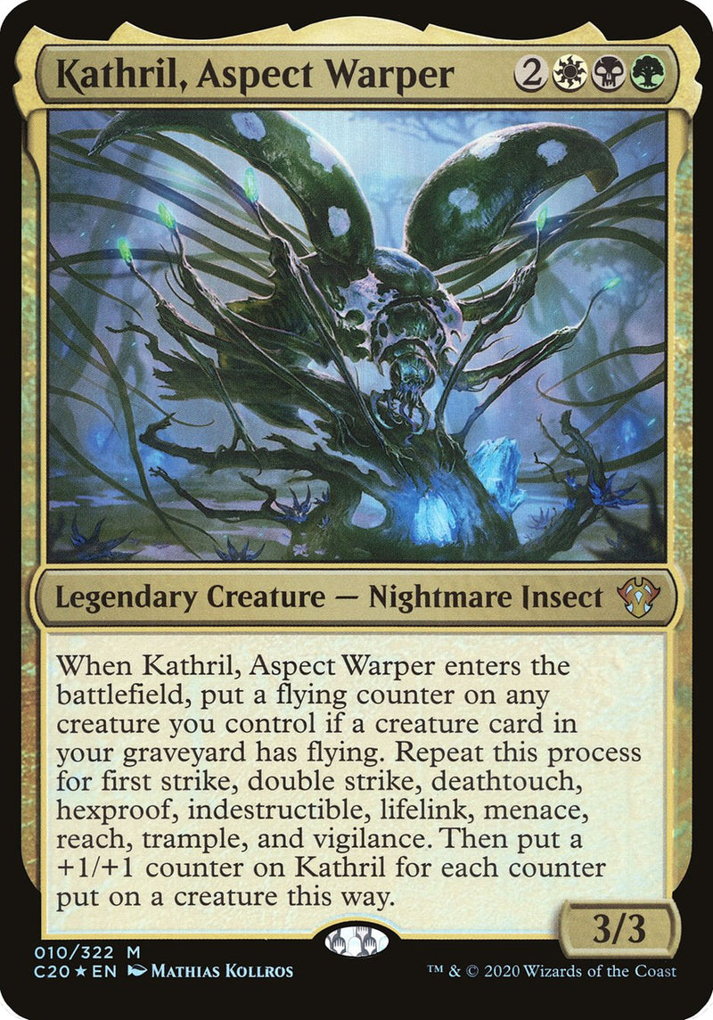 Kathril, Aspect Warper (Commander 2020) (OVER-010) - Commander 2020 Oversized Foil