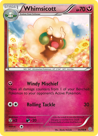 Whimsicott 56/98 - XY  Ancient Origins