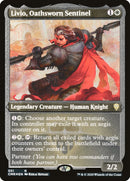Livio, Oathsworn Sentinel (Foil Etched) (CMR-551) - Commander Legends Foil